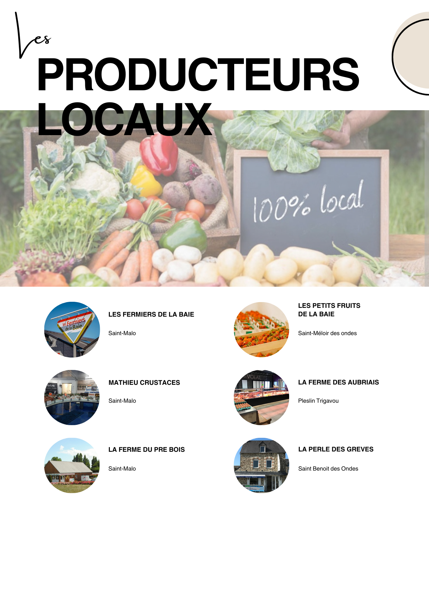 Producteurs locaux